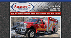 Desktop Screenshot of precisionfireapparatus.com